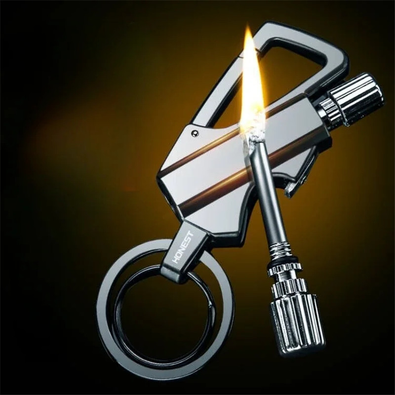 Fire Starter Waterproof - HOT keychain Outdoor Metal Portable Lighter
