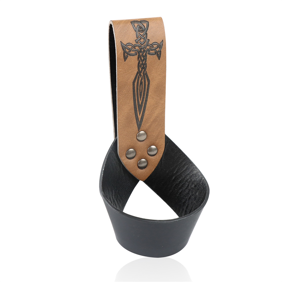 Outdoor Hunting Tv - 1pc Medieval PU Leather Sword Belt