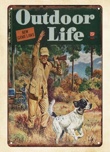 1944 OUTDOOR LIFE magazine cov - огляд і ціна Hunting Dog Outdoor