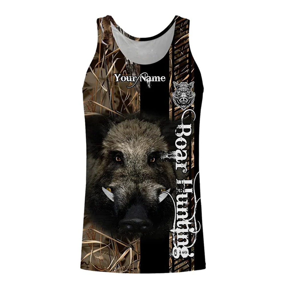 Custom Name Boar Hunter Tank T - огляд і ціна Hunting Dog Outdoor