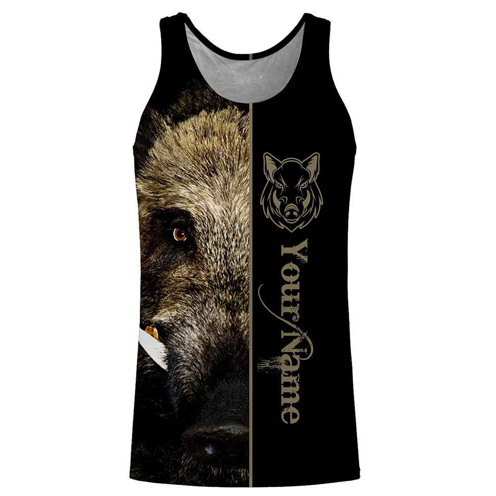 Custom Name Boar Hunter Tank T - огляд і ціна Hunting Dog Outdoor