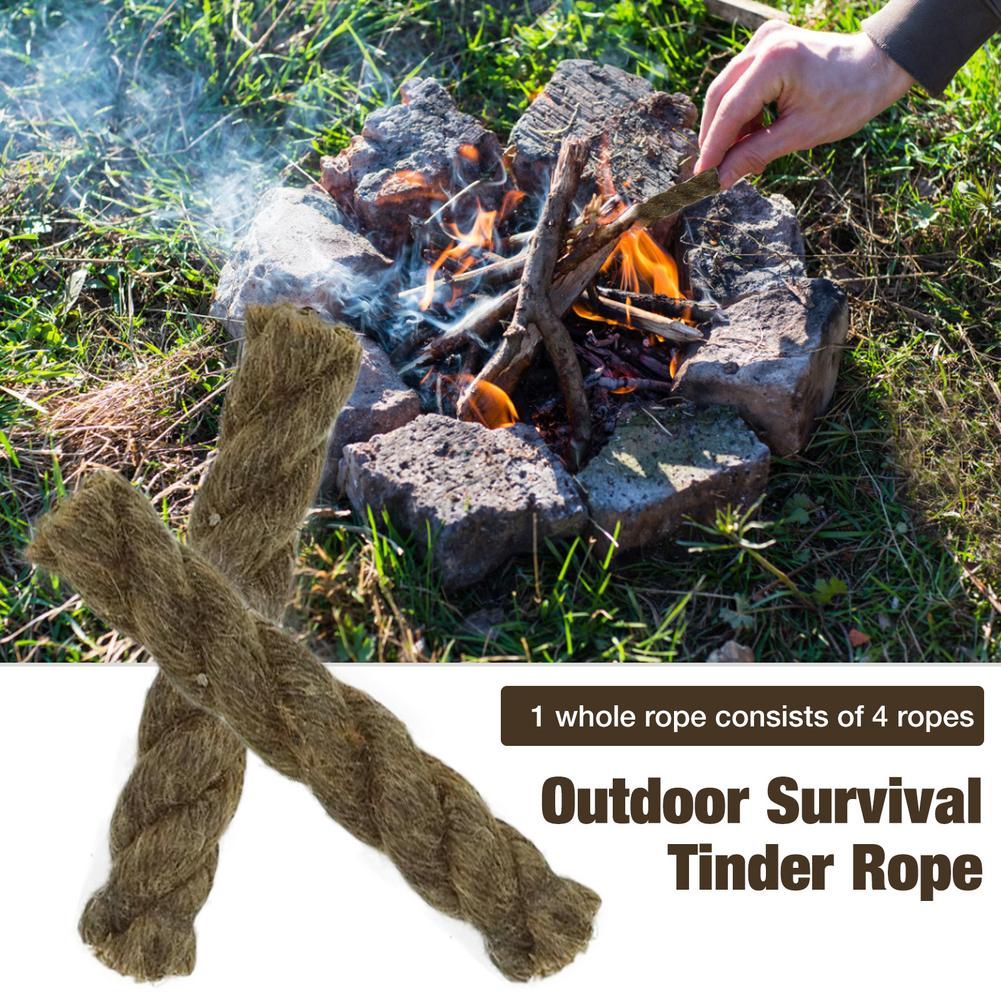 5PCS Tinder Rope Survival Fire - огляд і ціна Fire Starter Waterproof