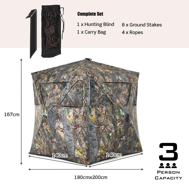 Portable Hunting Blind with Gr - огляд і ціна Outdoor Hunting Blinds