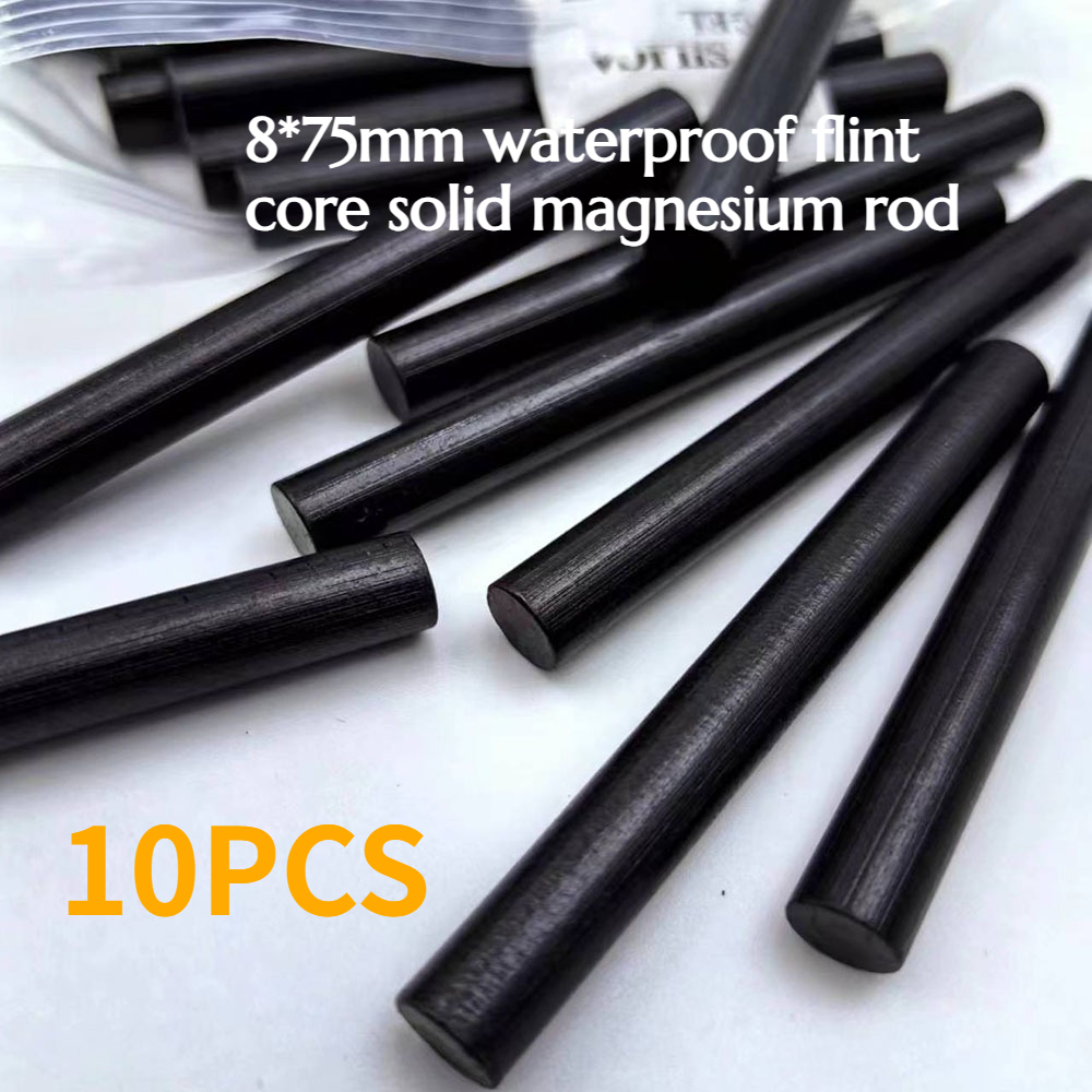 10PCS 8*75mm Waterproof Flint  - огляд і ціна Fire Starter Waterproof