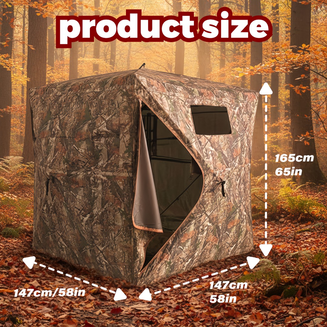 Camouflage Pop-Up Hunting Blin - огляд і ціна Outdoor Hunting Blinds
