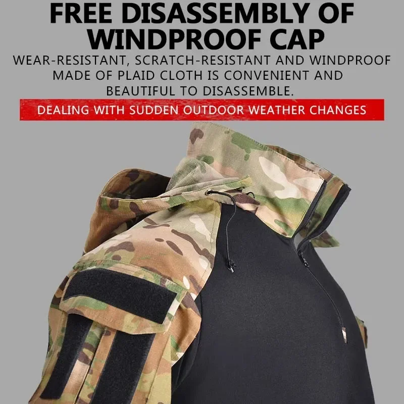 Tactical Shirts Camo Combat T- - огляд і ціна Hunting Outdoor Clothing