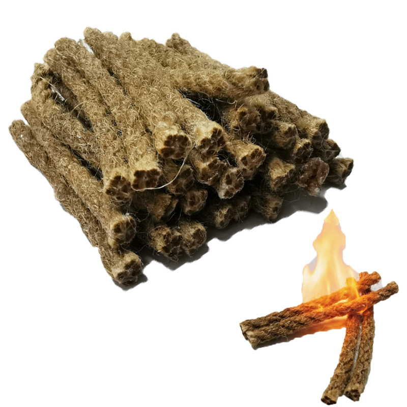 Outdoor Mini Wax Hemp Rope Por - огляд і ціна Fire Starter Waterproof