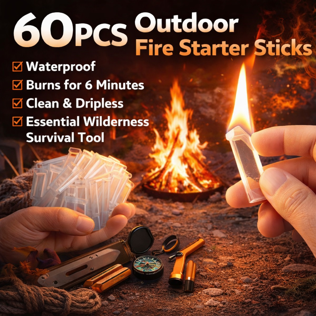60PCS Waterproof Fire Starter  - огляд і ціна Fire Starter Waterproof
